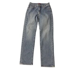 Jag Jeans Women's Light Wash Straight Leg Stretch‎ Denim Jeans Size 12 vintage